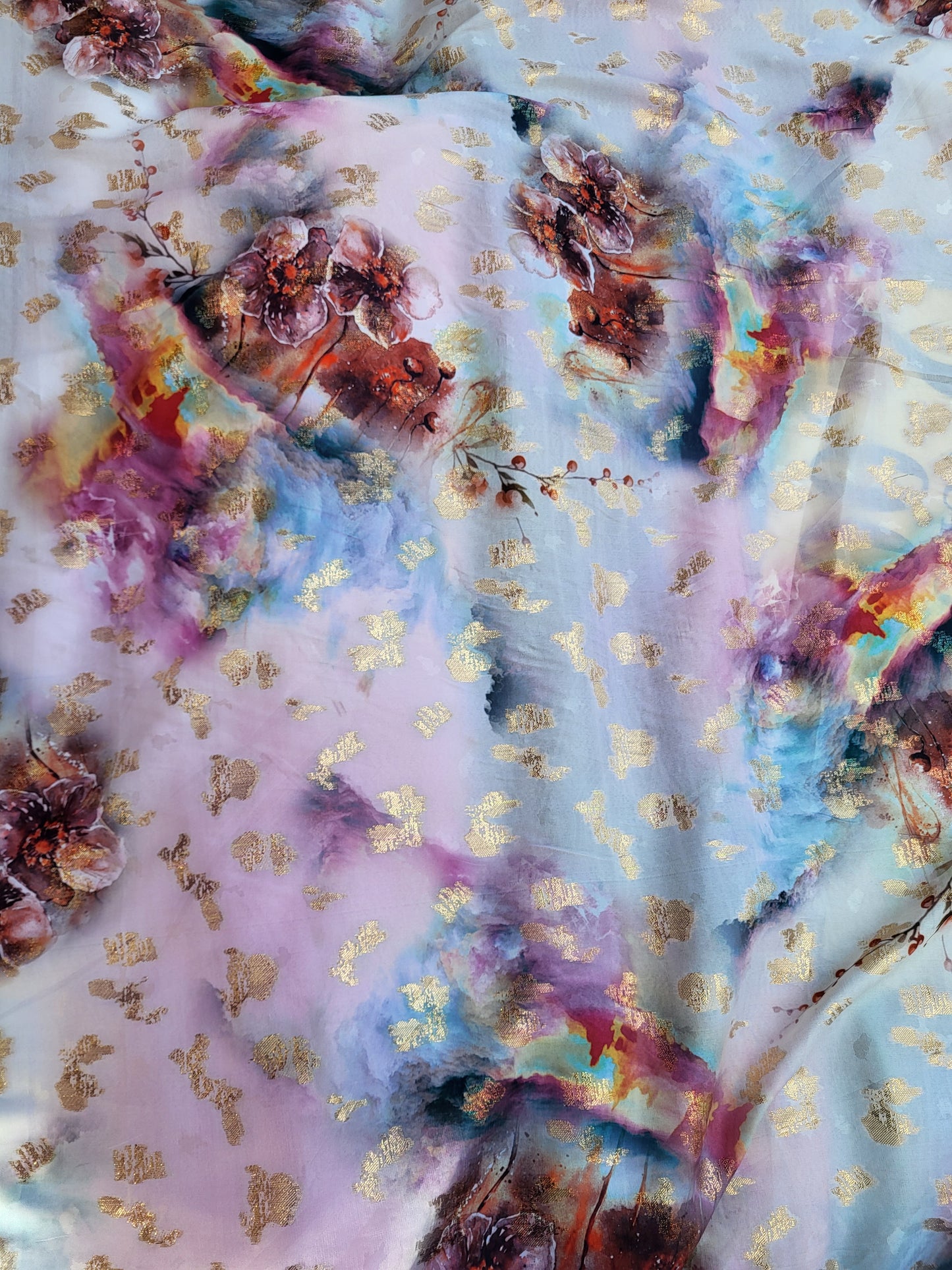 Tissu "tlija jacquard" tissée - Multicolore #7