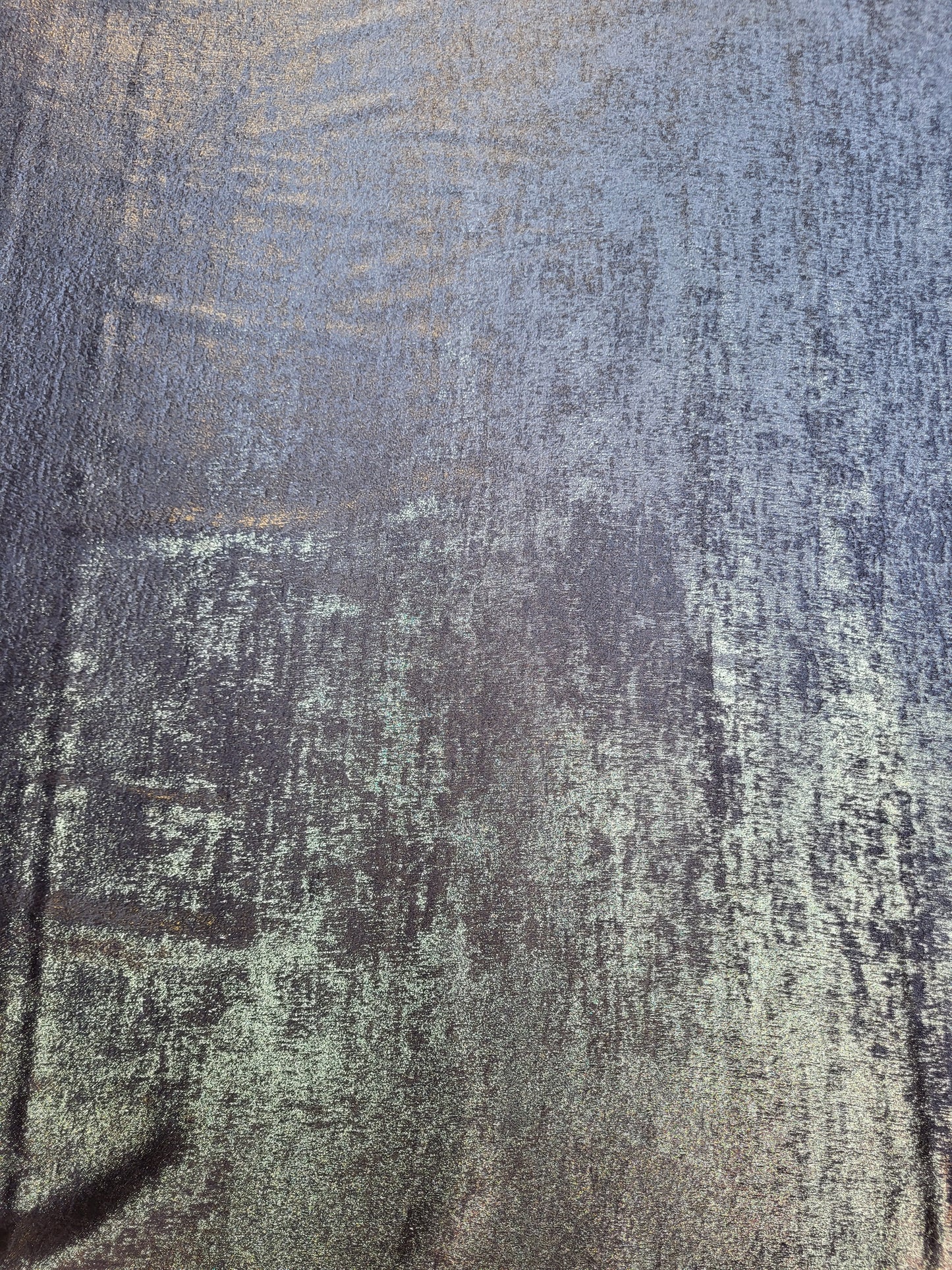 Tissu lamé soyeux - Argent et Or