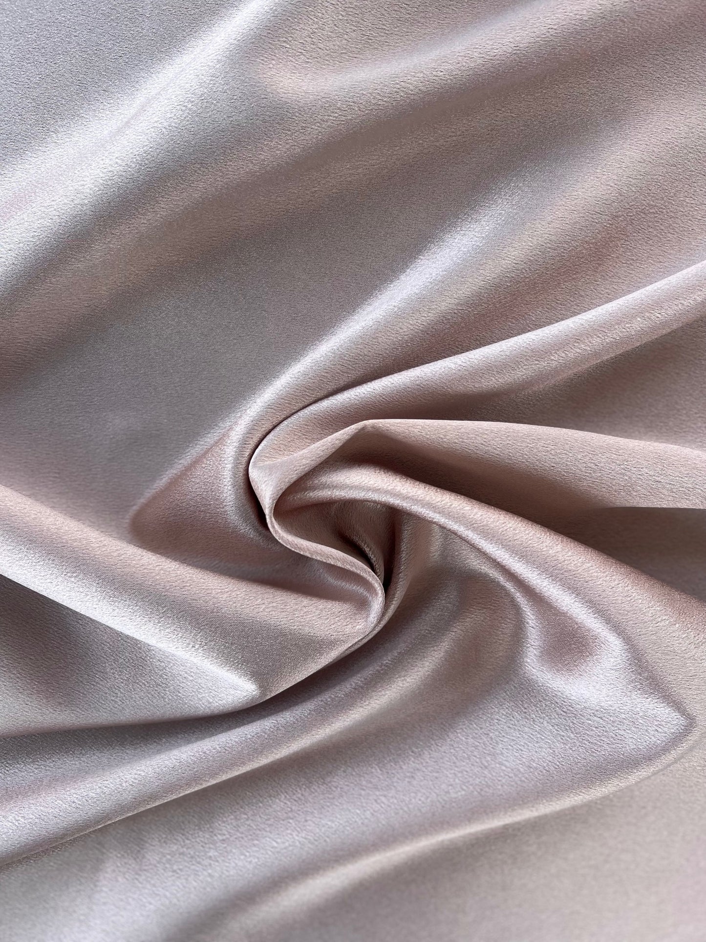 Tissu crêpe satin - Ivoire