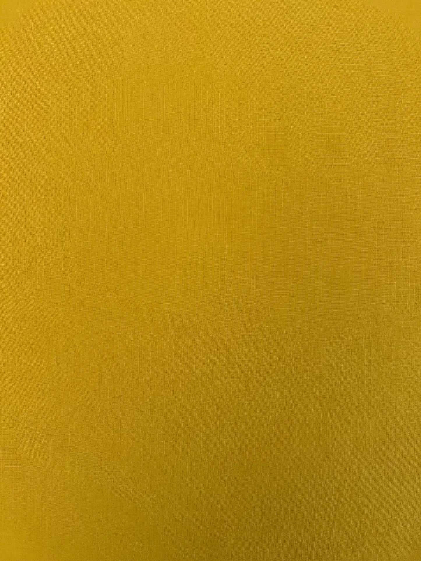 Tissu coton popeline uni tombé fluide - Jaune