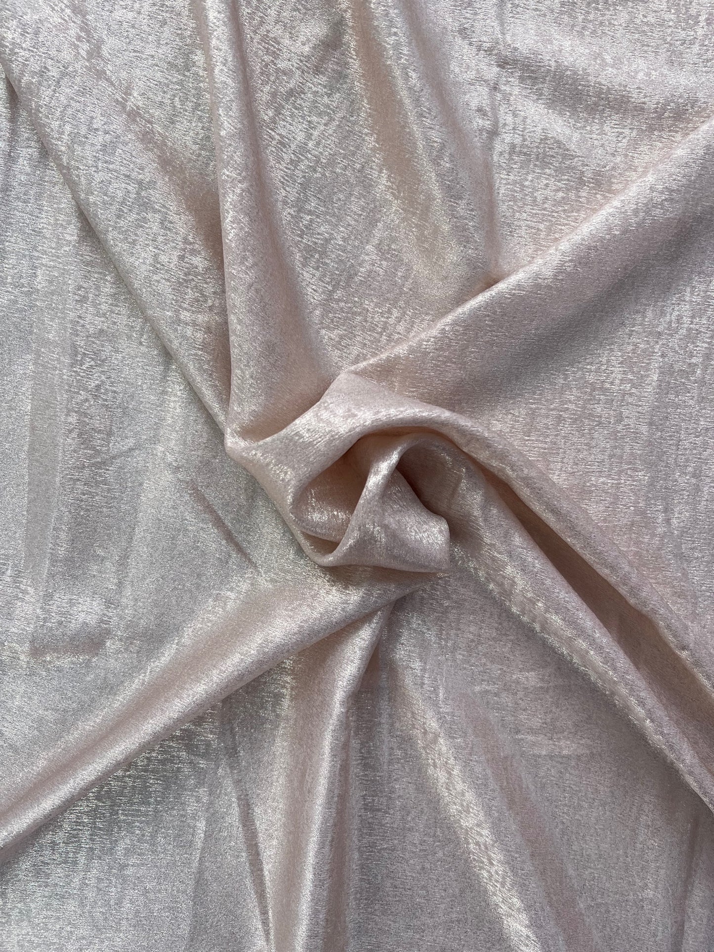 Tissu lamé soyeux - Beige