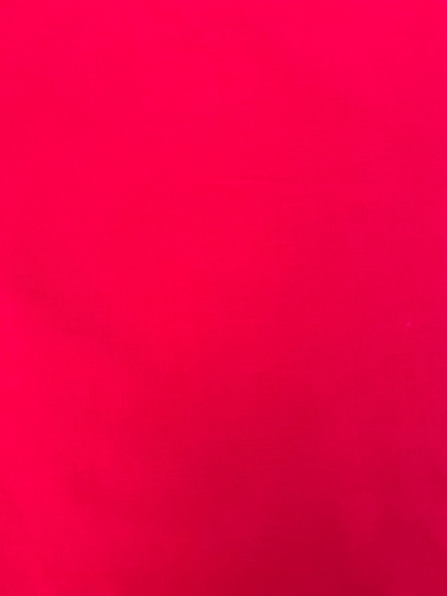 Tissu mousseline uni - Rouge