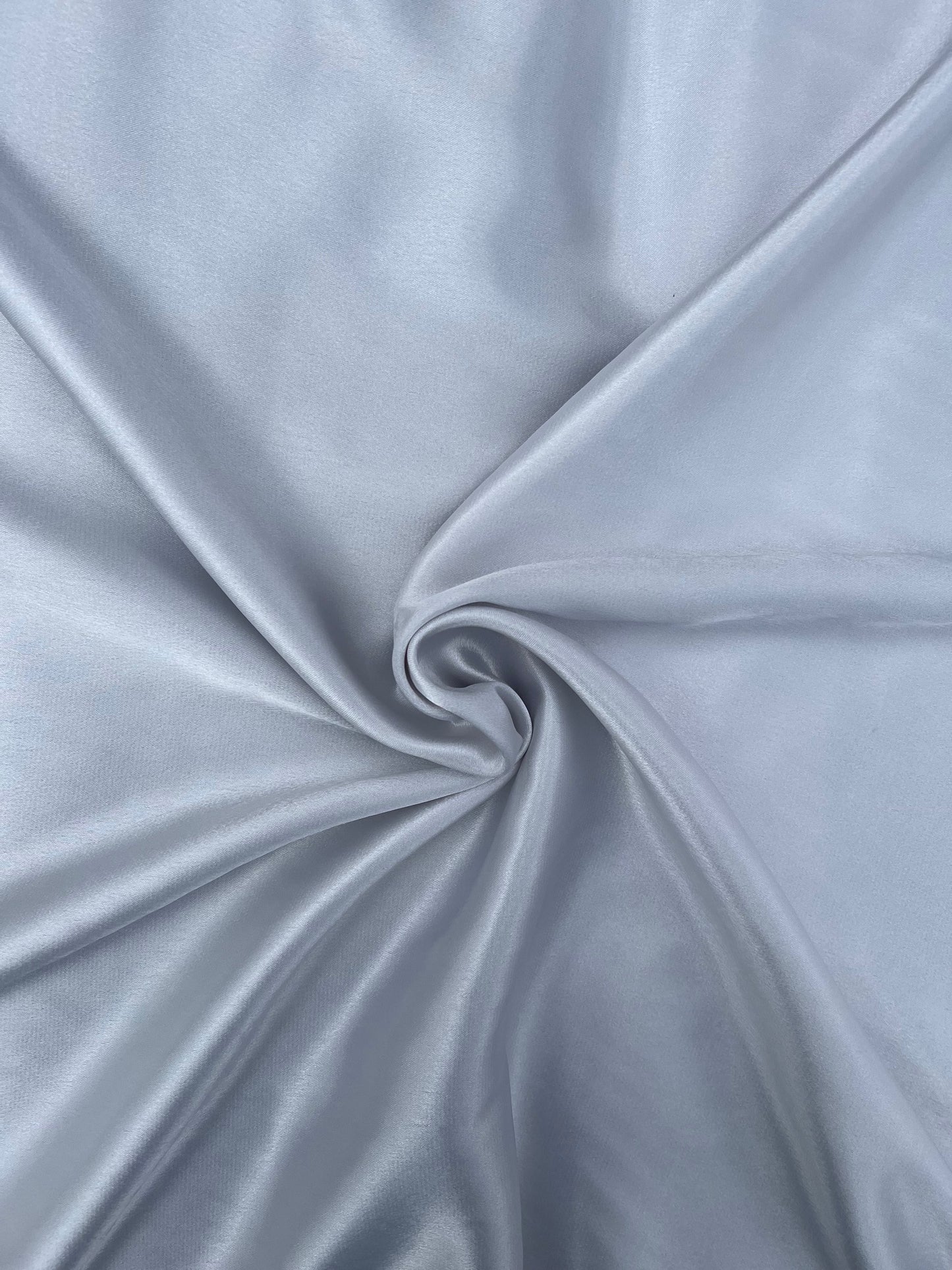 Tissu satin uni - Gris