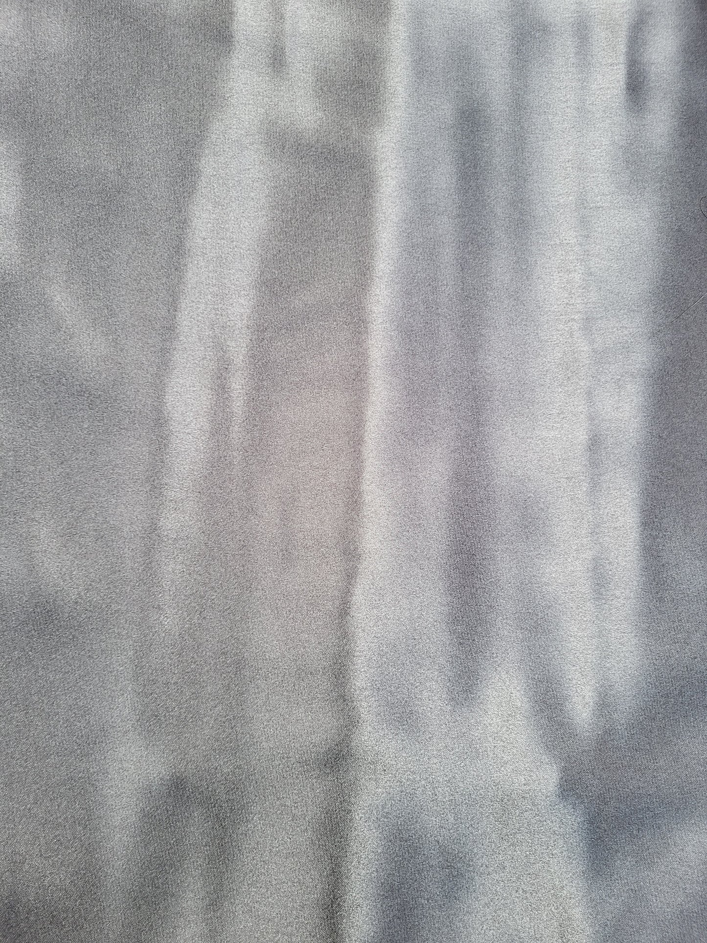 Tissu satin uni - Noir