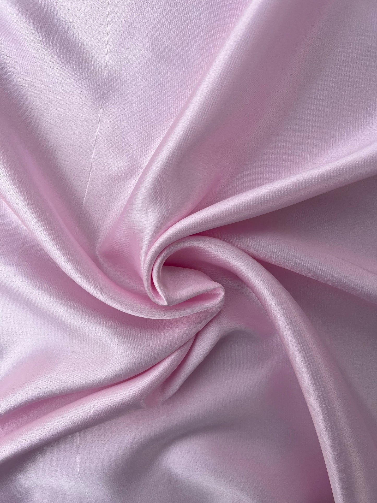Tissu satin uni - Rose pâle