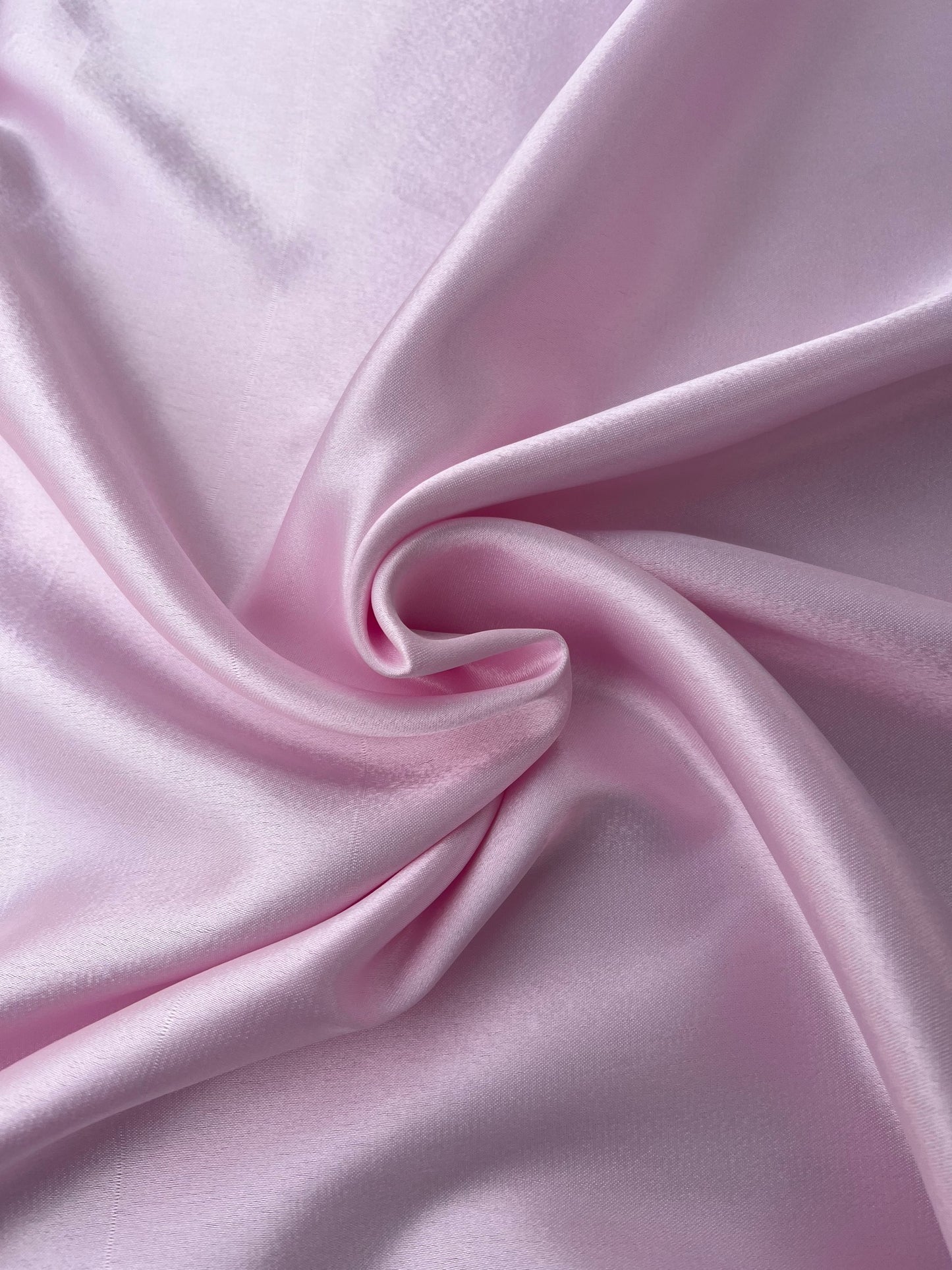 Tissu satin uni - Rose pâle