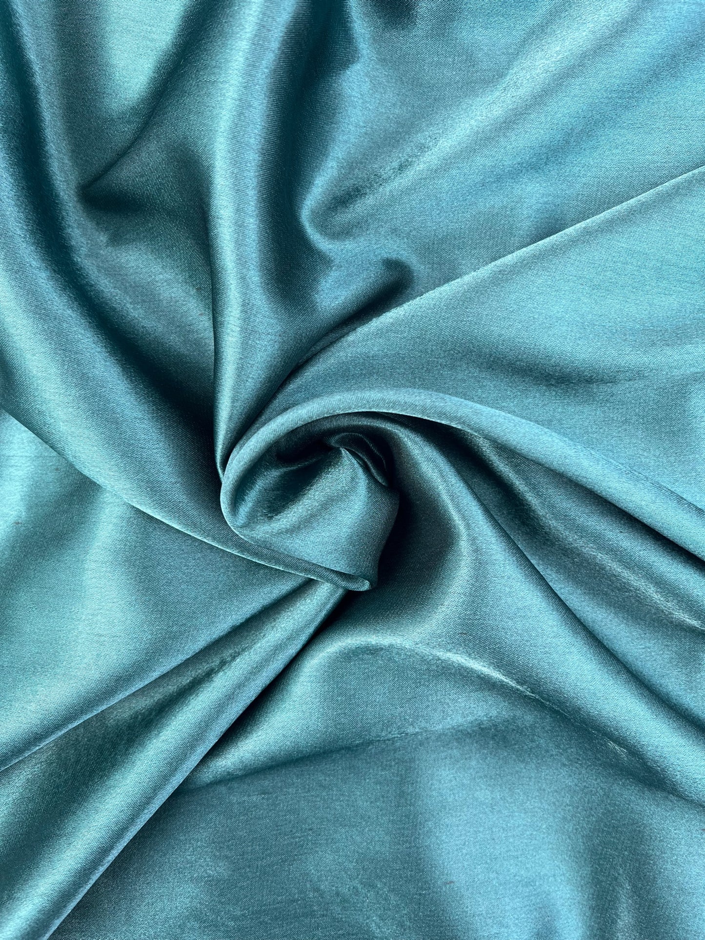 Tissu satin uni - Vert malachite