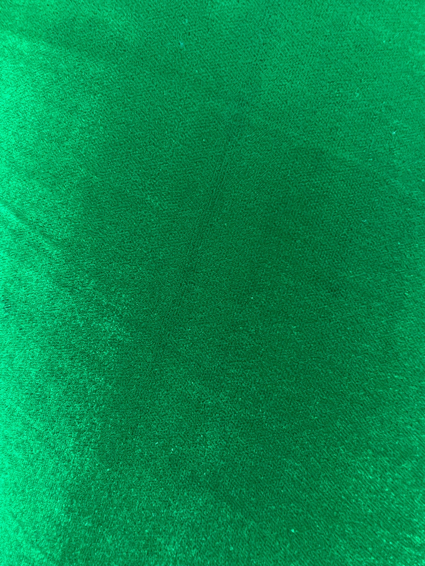 Tissu velours uni - Vert