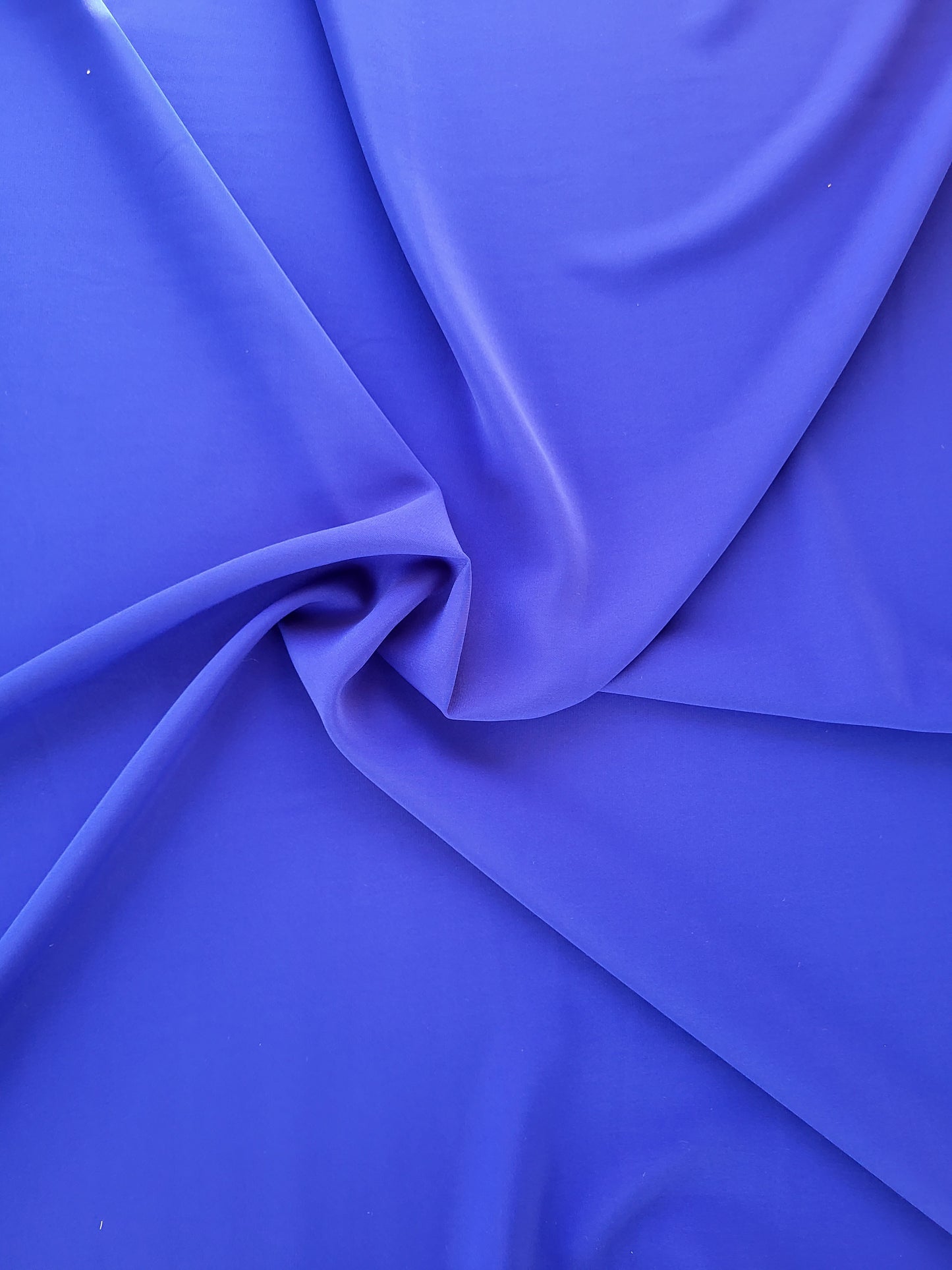 Plain microfiber fabric - Royal blue