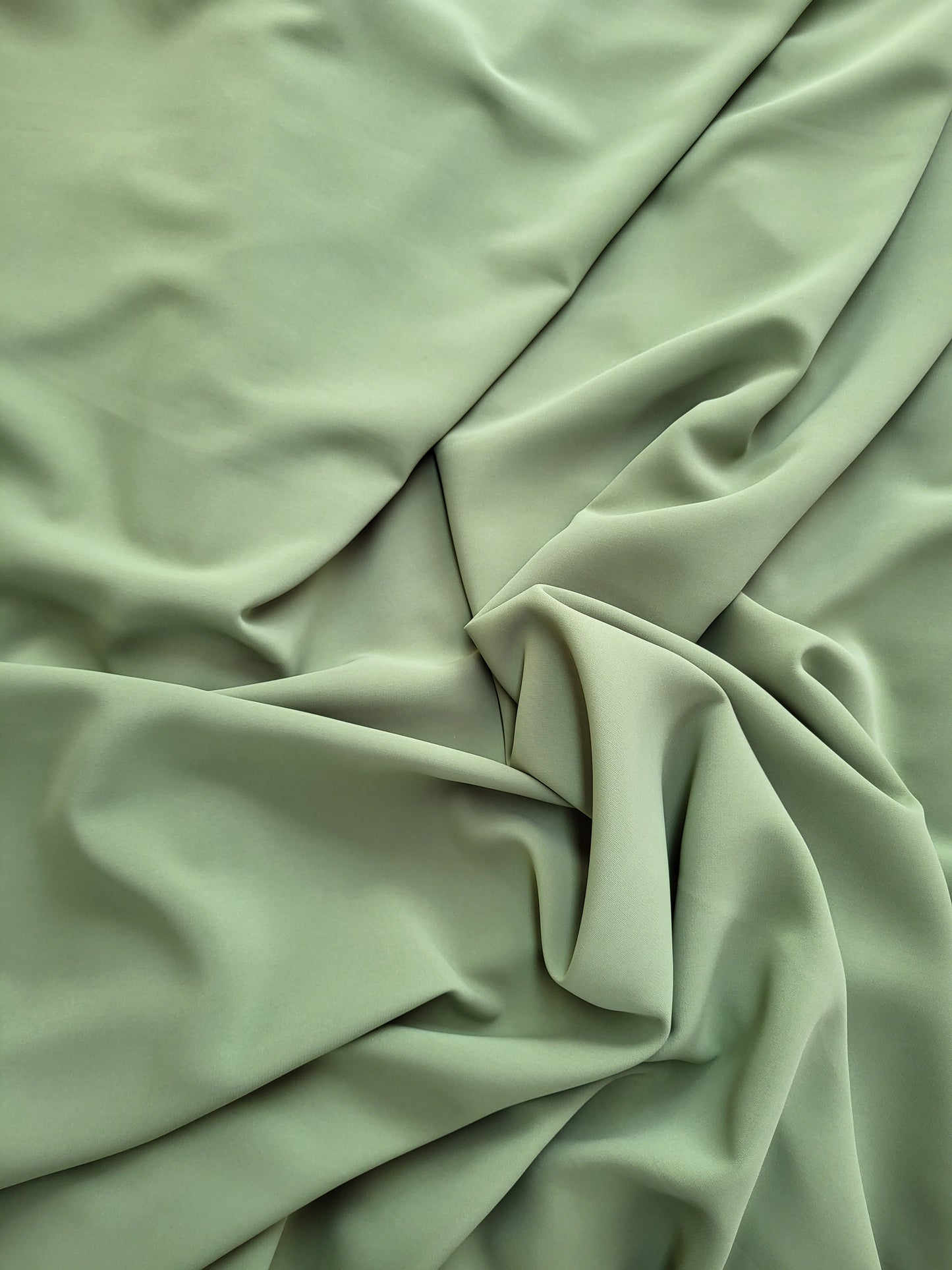 Plain microfiber fabric - pistachio green