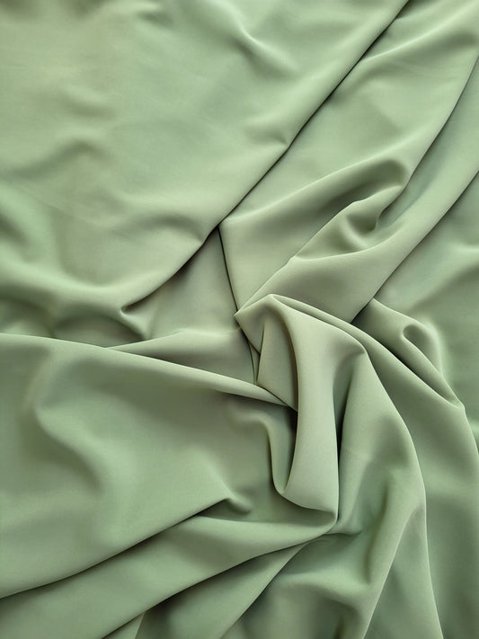 Plain microfiber fabric - pistachio green