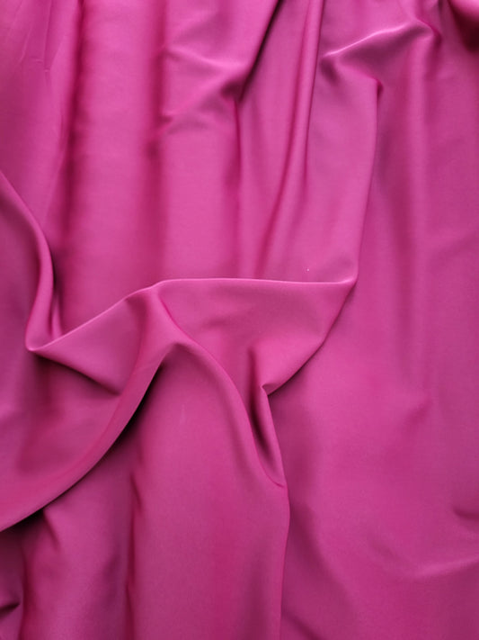 Plain microfiber fabric - burgundy