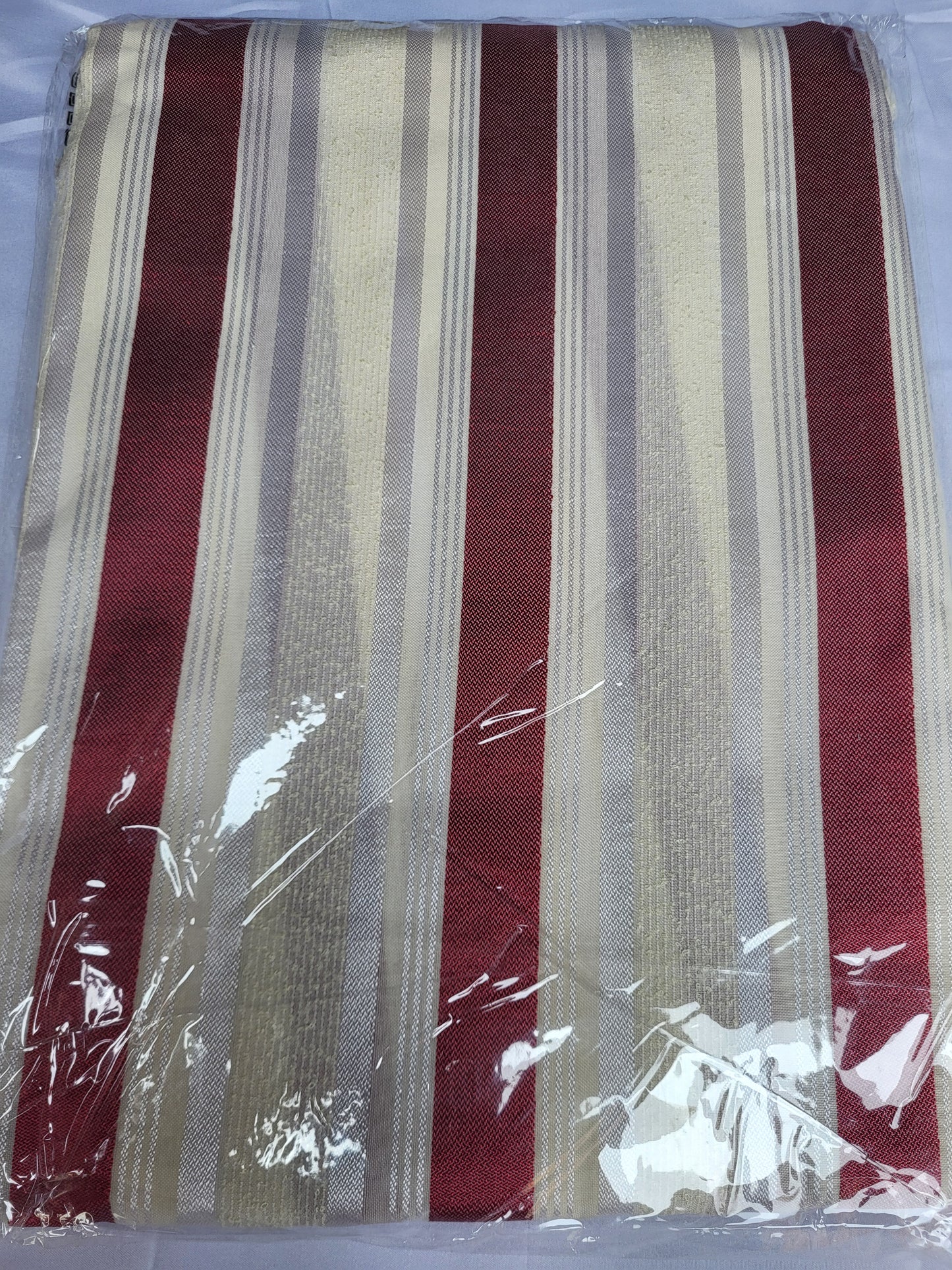 Tissu Sousdi "Jellaba" - Bordeaux et Beige