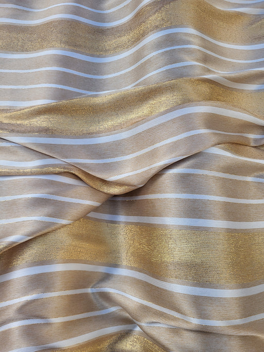 Silky woven jawhara fabric - Gold