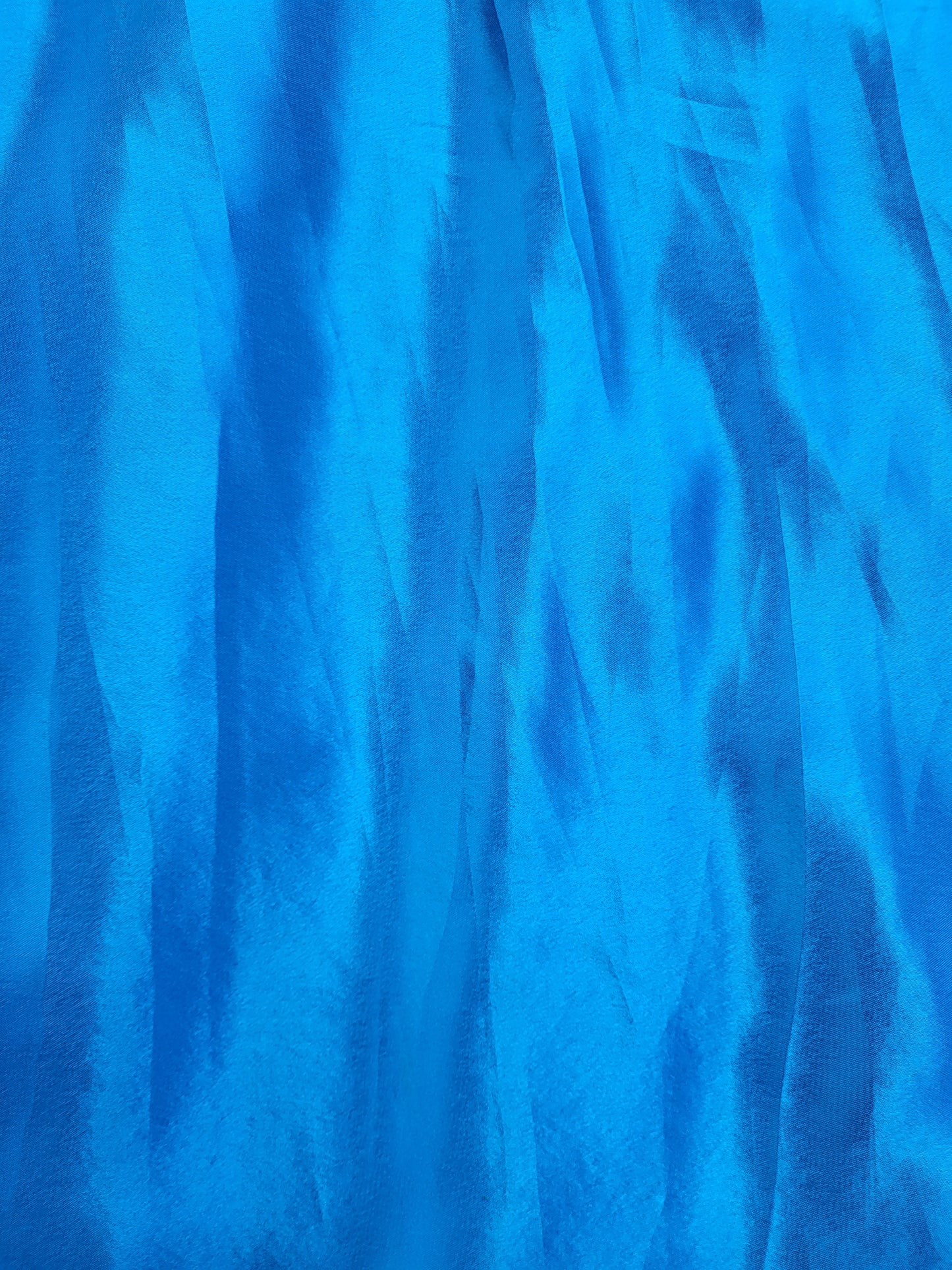 Tissu satin uni - Bleu royal