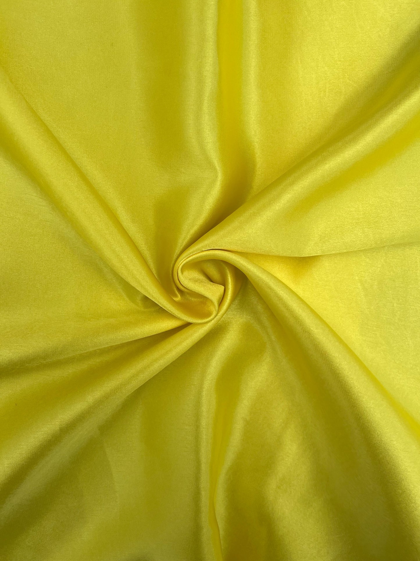 Tissu satin uni - Jaune