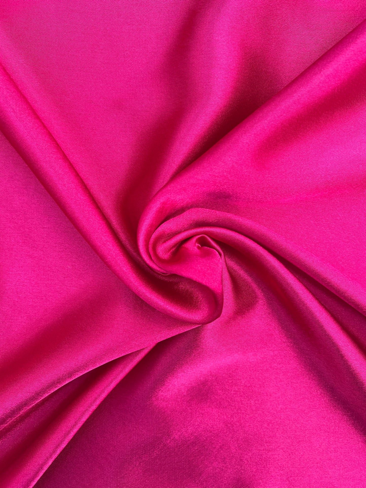 Tissu satin uni - Rose fuchsia