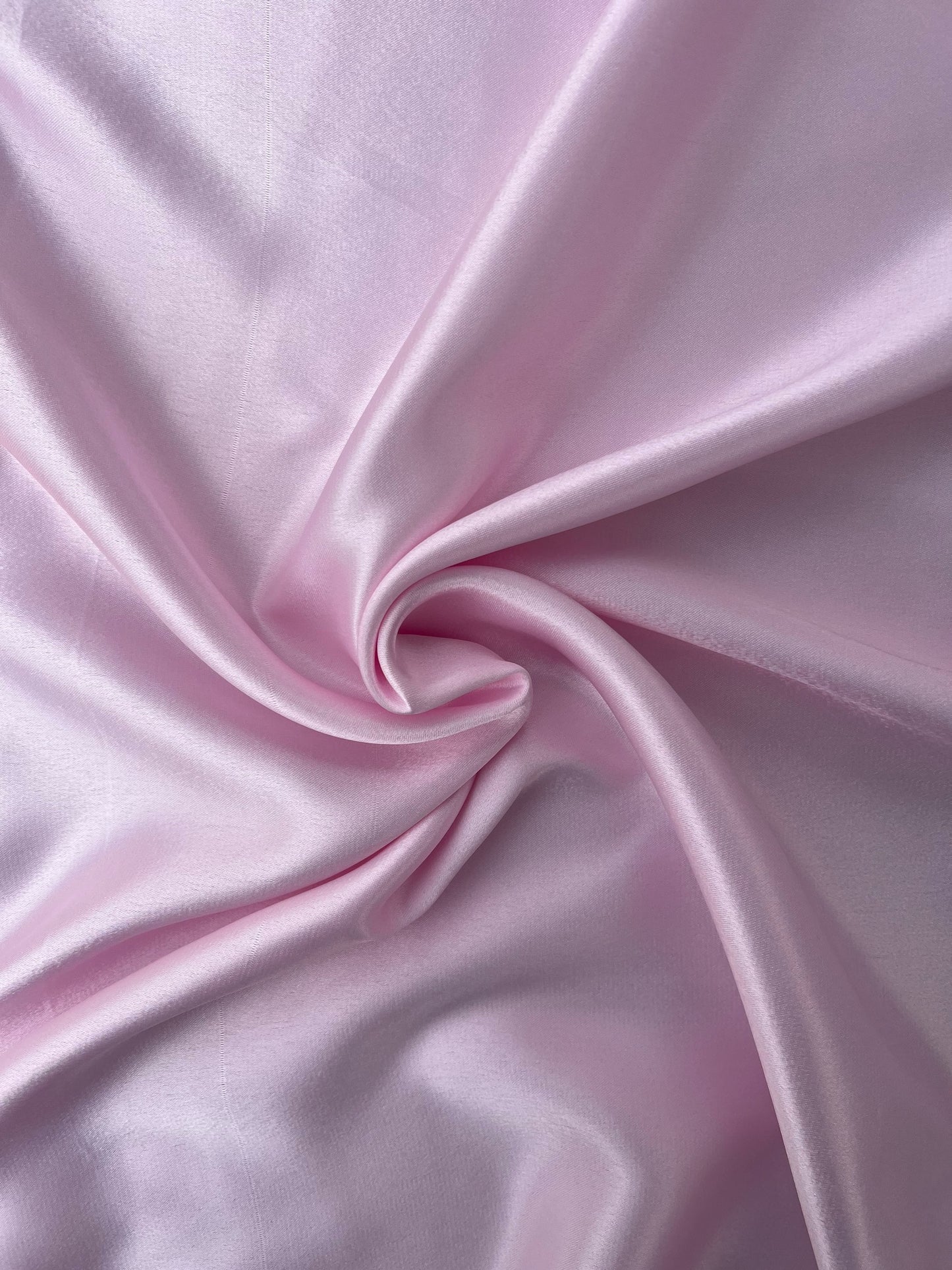 Tissu satin uni - Rose pâle