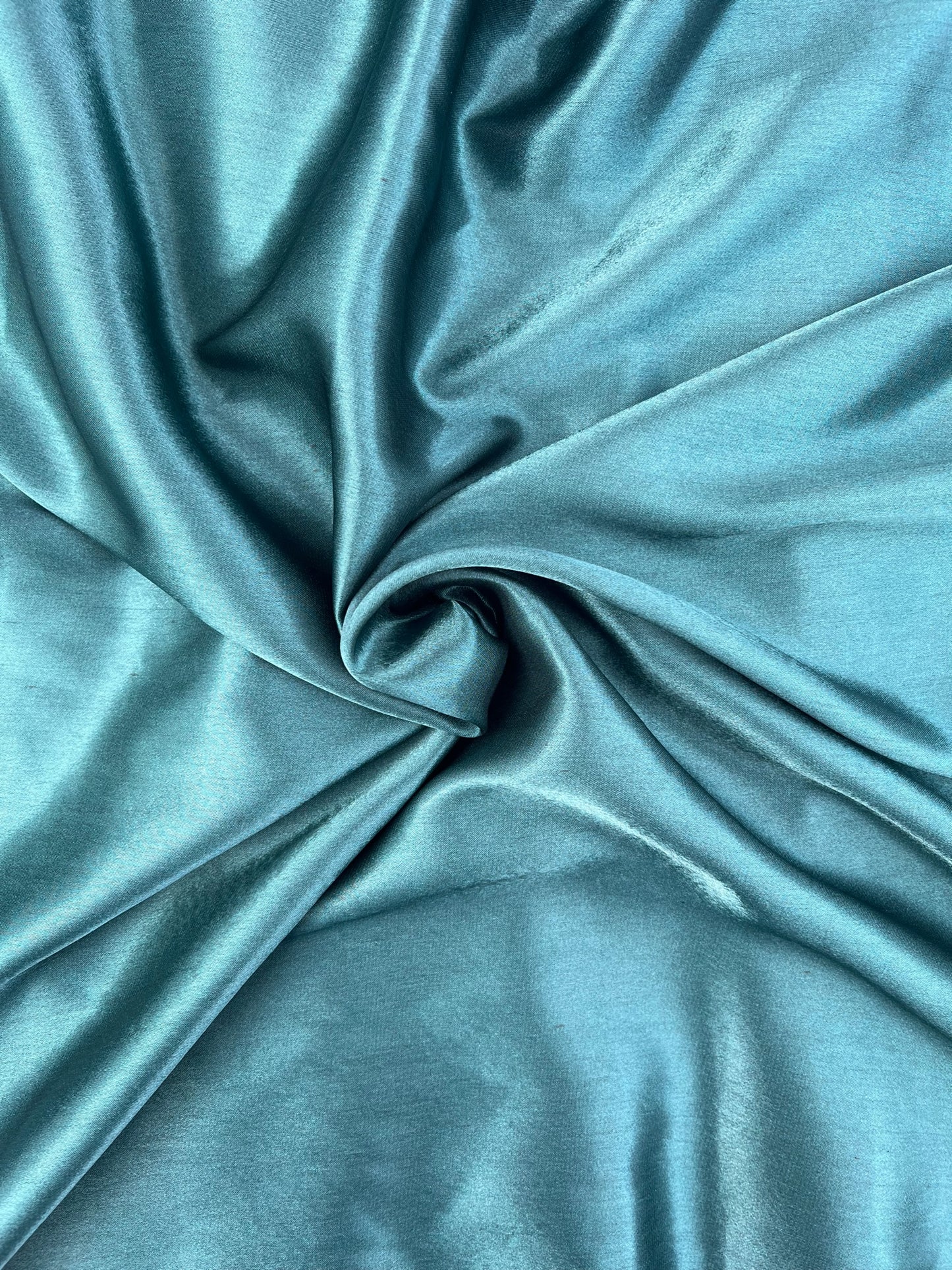 Tissu satin uni - Vert malachite