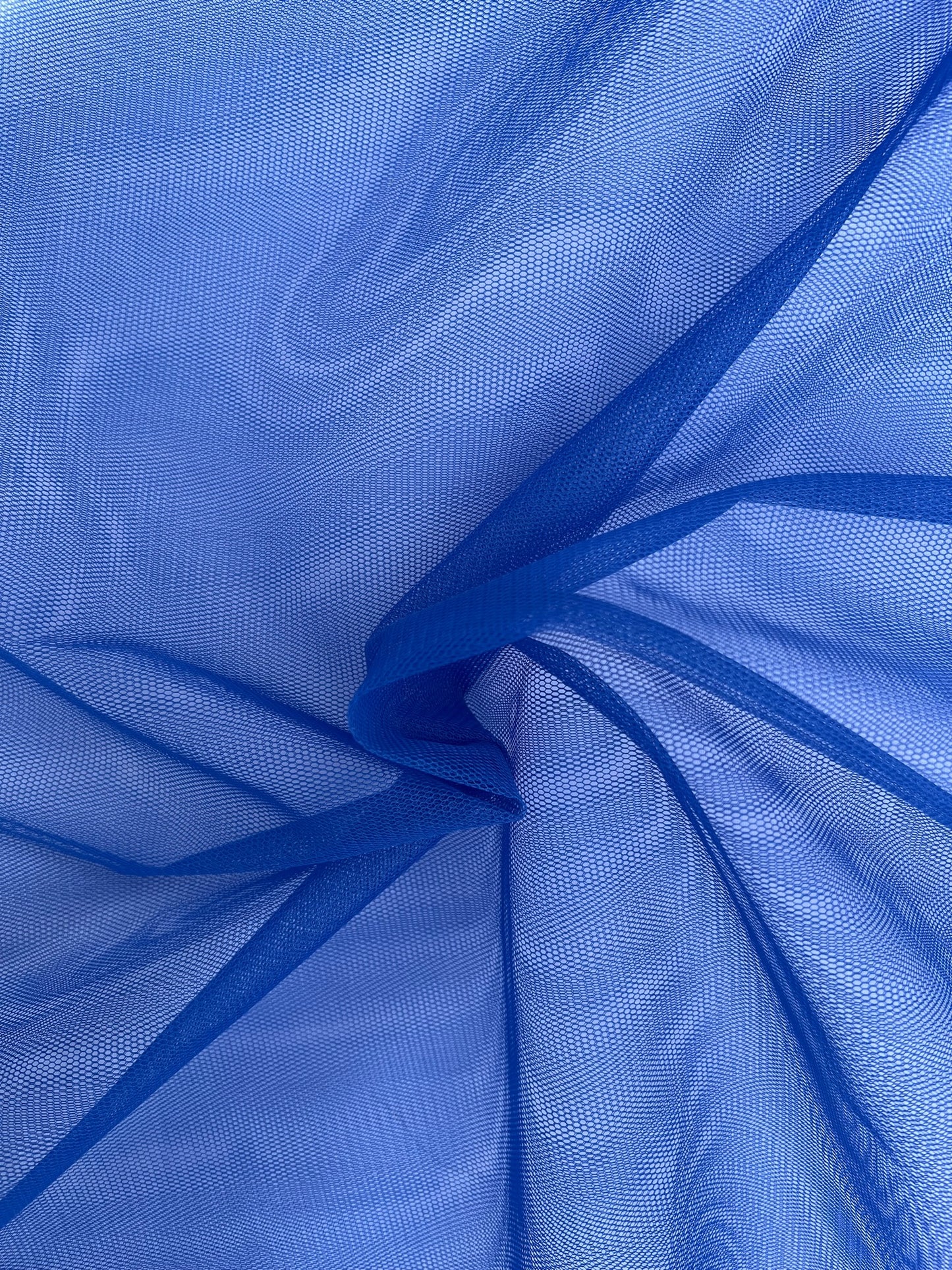 Tissu tulle uni - Bleu royal