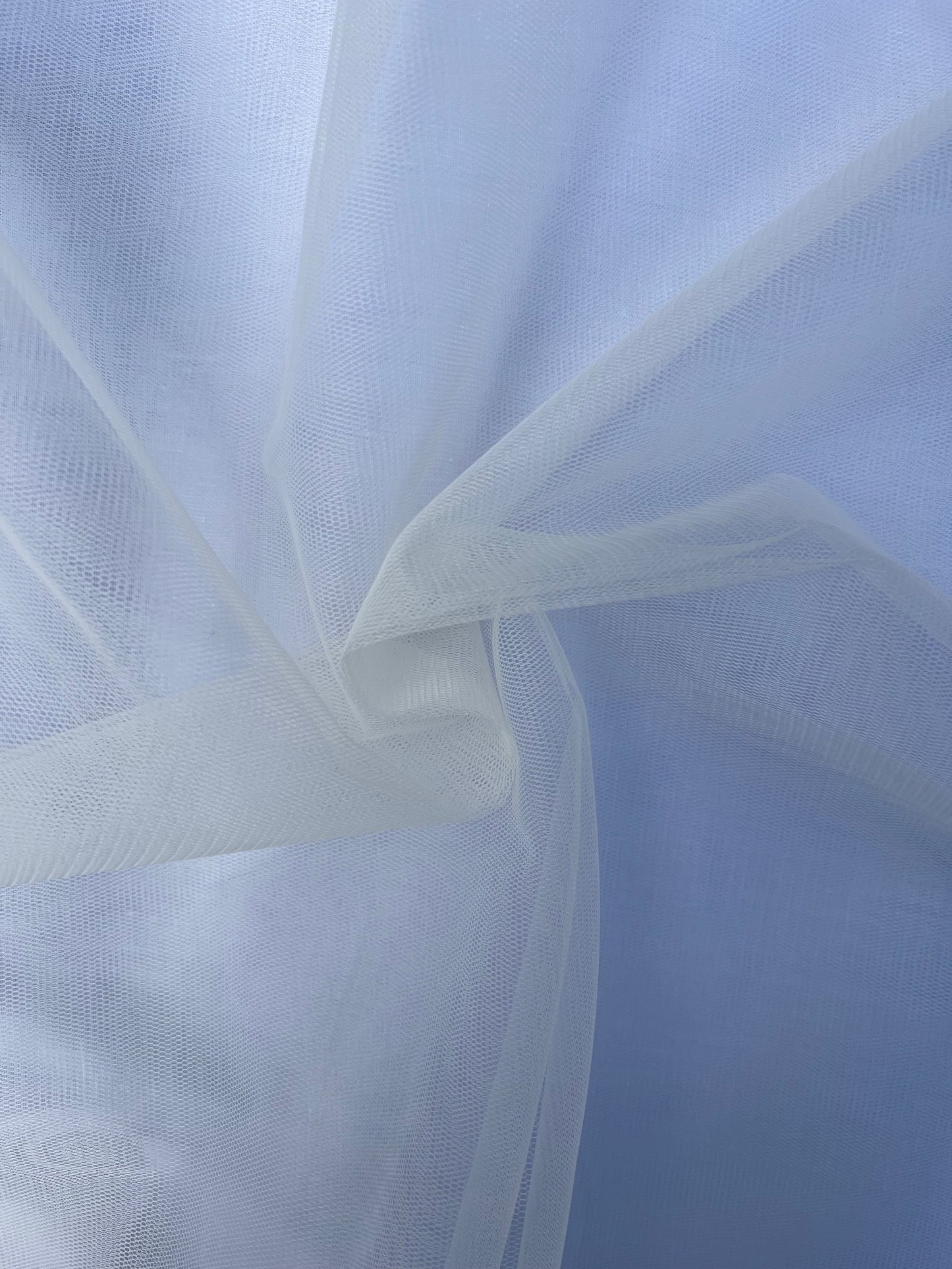 Tissu tulle uni - Ivoire