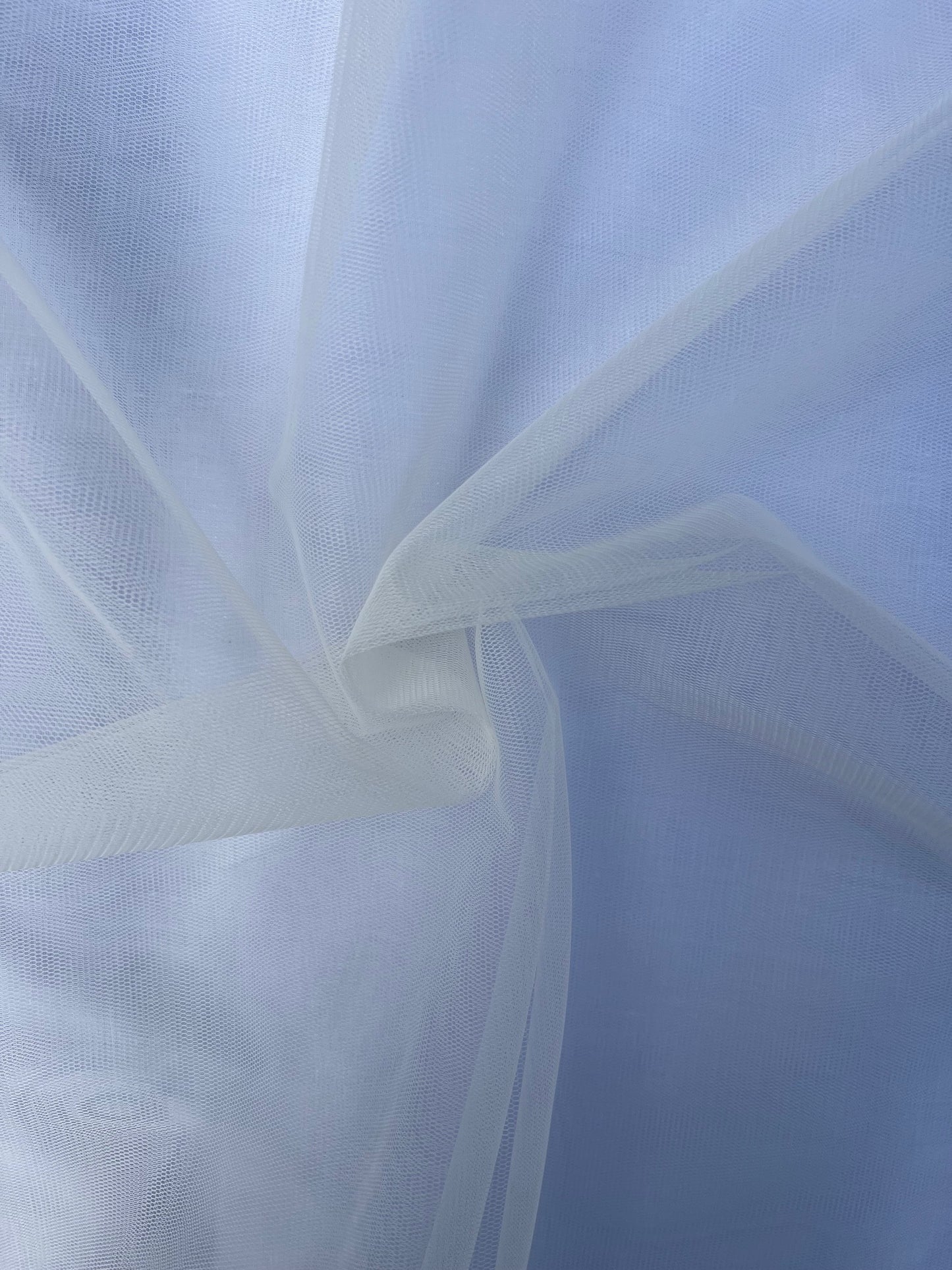 Tissu tulle uni - Ivoire